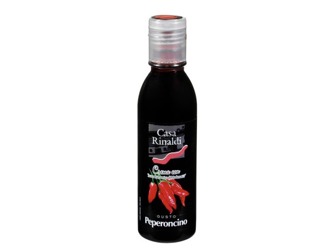 Balsamic reduction with chilli pepper