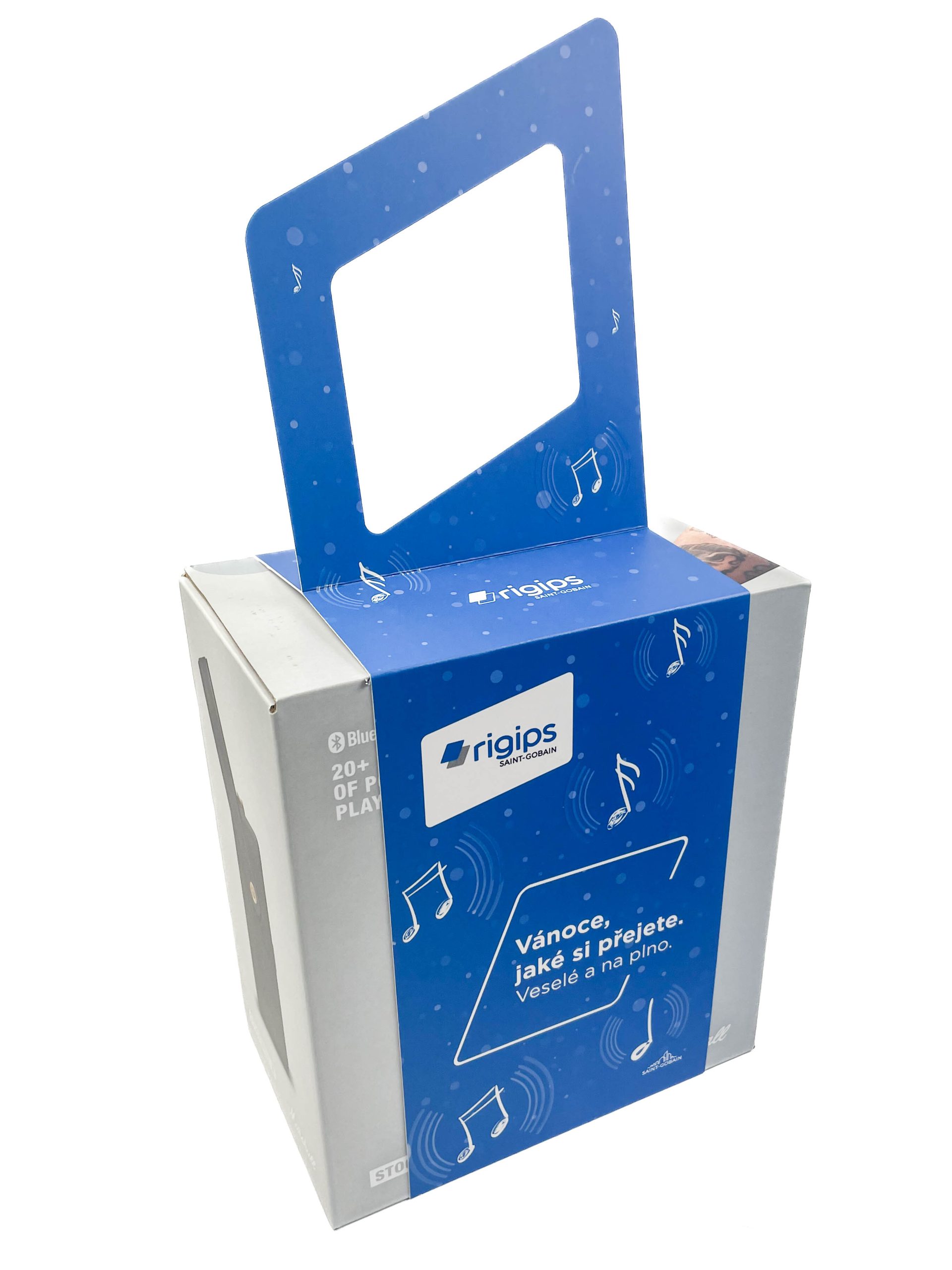 Dárková krabička Marshall byla vyrobena jako originální dárkové balení na kvalitní reproduktor.