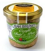 Confit z vepřových jater s paprikou a olivami, 90g Confit z vepřových jater s paprikou a olivami, 90g