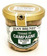 Jean Brunet Farmářská terina se zeleným pepřem, 90g Jean Brunet Farmářská terina se zeleným pepřem, 90g