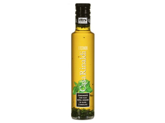 Olive oil with basil Olive oil with basil