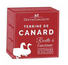 Žádné konzervační látky, stabilizátory, barviva. Ducs de Gascogne vytváří recepty na teriny již od roku 1953. Všechny teriny Ducs de Gascogne se vyrábějí v Gimontu v srdci Gers a jsou připravovány bez barviv nebo konzervačních látek. Obsah 65g.