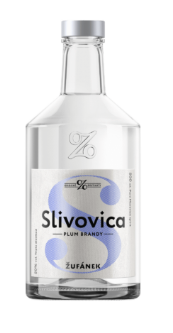 Slivovice Žufánek je ušlechtilý ovocný destilát s charakteristickou chutí a vůní. Je vyráběna z vlastního ovoce s pevně stanovenými poměry jednotlivých odrůd. Obsah 0,5l.