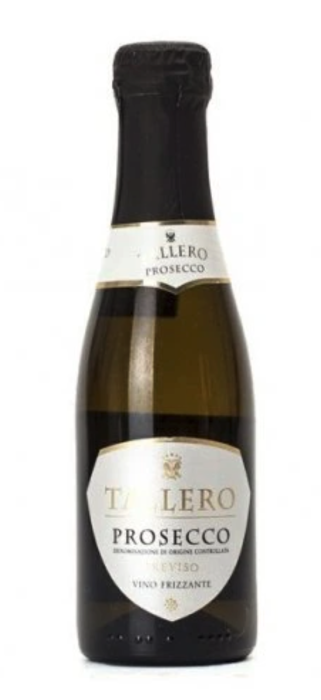 Prosecco Frizzante DOC Tallero Treviso Brut Prosecco Frizzante DOC Tallero Treviso Brut nabízí svěží a ovocnou chuť, ideální pro každou příležitost. Vyvážená kombinace jemných bublinek a květinových tónů z regionu Veneto osloví každého milovníka vín. Obsah: 0,2l.