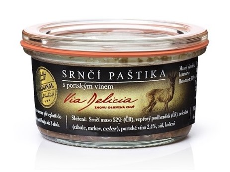 Srnčí paštika s portským vínem Srnčí paštika s portským vínem