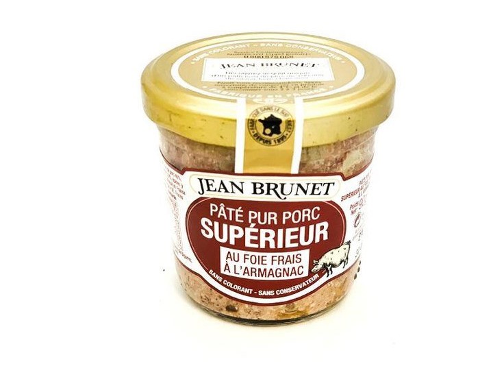 Pâté from pork liver and Armagnak