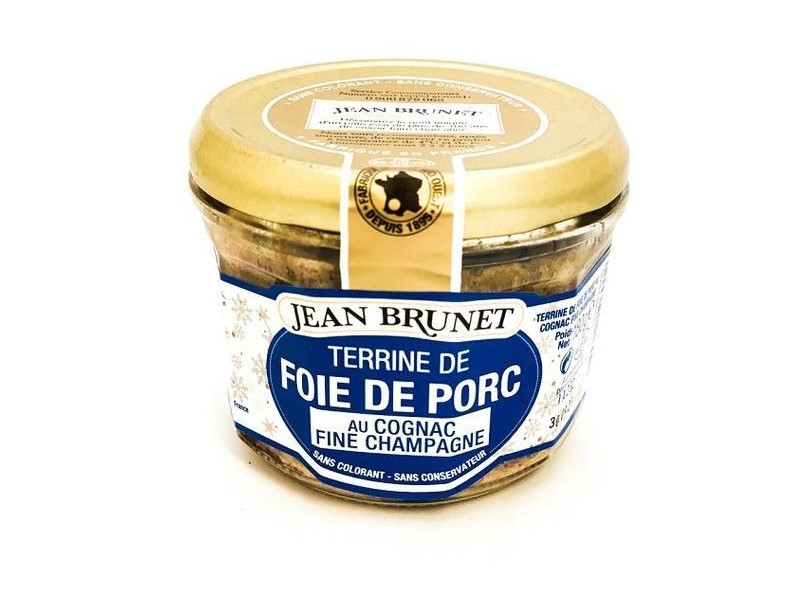 Pork liver terina with cognac and champagne