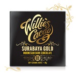 Willie's Cacao Chocolate Willie's Indonesian Gold, Surabaya Gold Bitter 69, 50g
