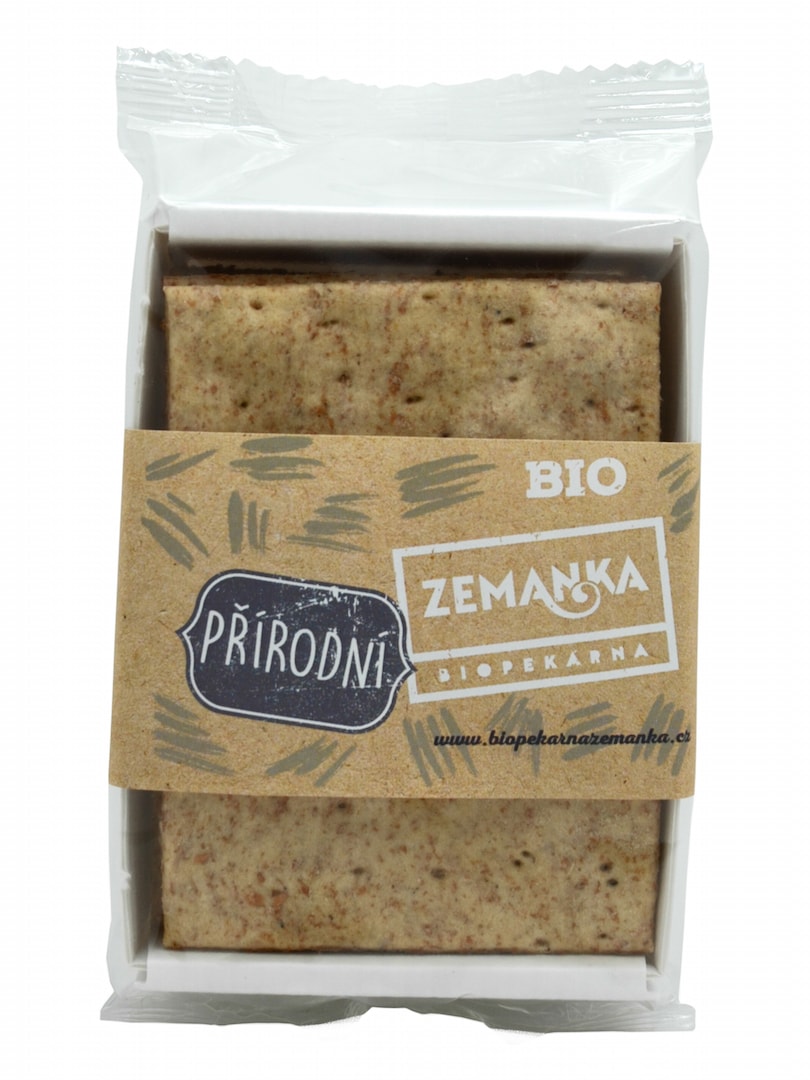Natural spelt bio crackers